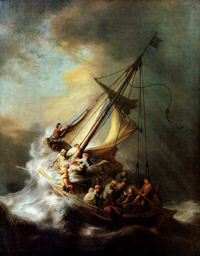 Rembrandt Storm on the Sea of Galilee
