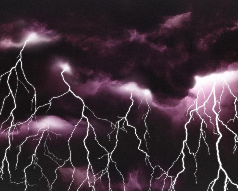 thunder and lightening
